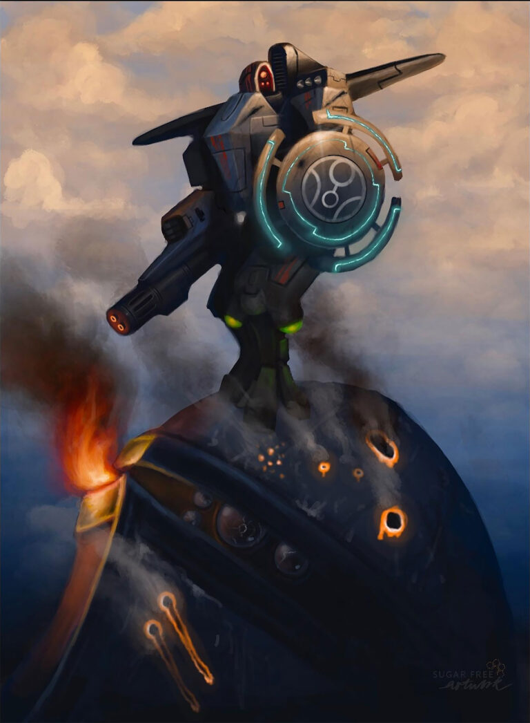 Commander Earthshield by Sugar Free Artwork 
