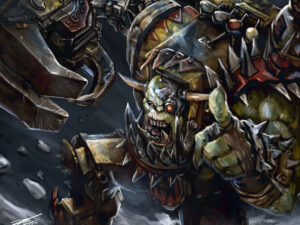 Warhammer 40K Gorgutz 'Ead 'Unter Artwork