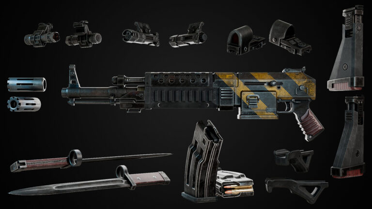 Mk VIII Braced Autogun by Aleksandr Bortnik