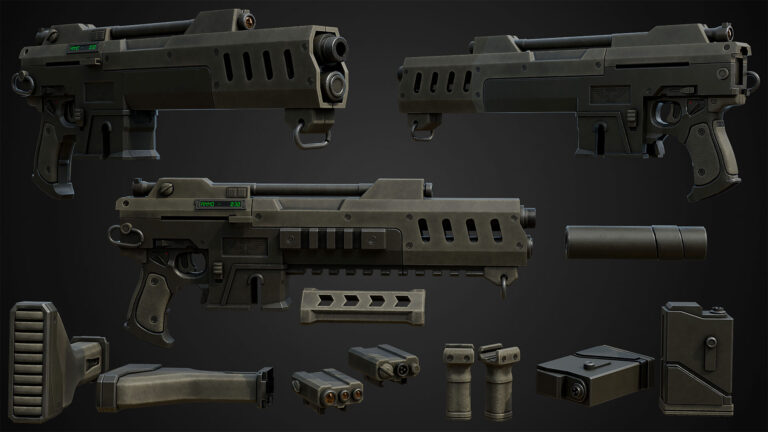 Modded Lasgun by Aleksandr Bortnik Modded Lasgun by Aleksandr Bortnik