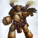 Plague Marine by Tom Dale (TomDaleillustr1 | tomdaleillustration)