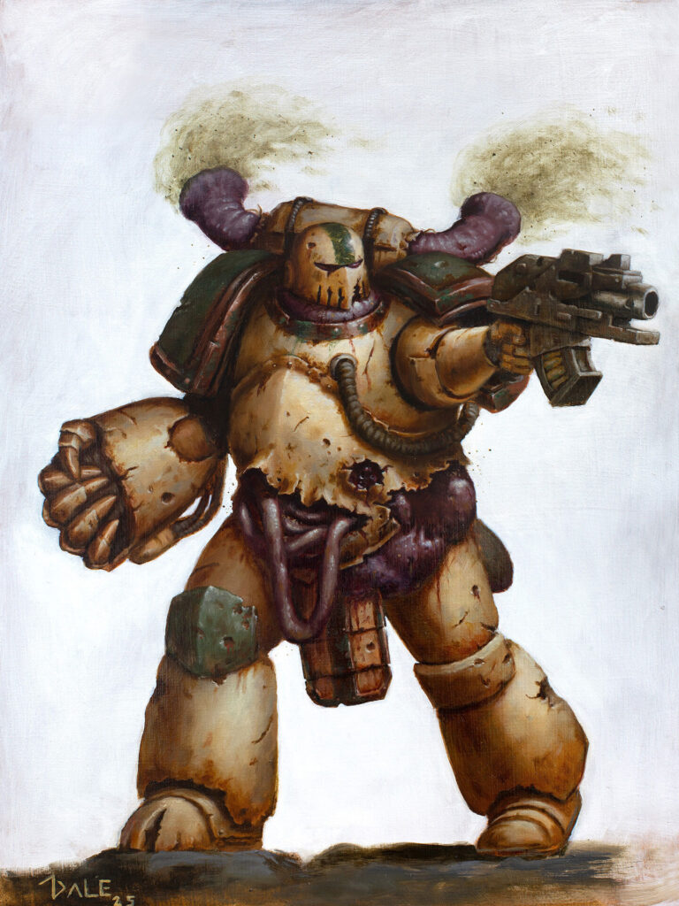 Plague Marine by Tom Dale 