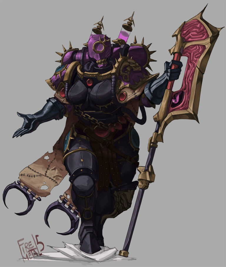 Slaanesh Princess by Fire Metal 5 