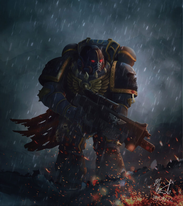 Space Marine by Maclain Rowston 