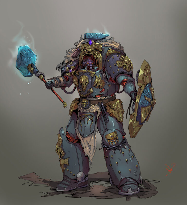 Space Wolf by Albert Sargsyan 