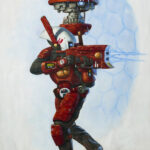 T’au Farsight Enclaves by Tom Dale (TomDaleillustr1 | tomdaleillustration)