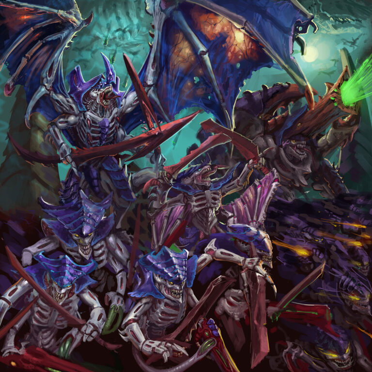 Tyranid Hive Fleet by Tomás Norambuena 