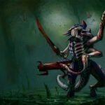 Tyranid Warrior by N-Tarou Art (n_tarou_art)