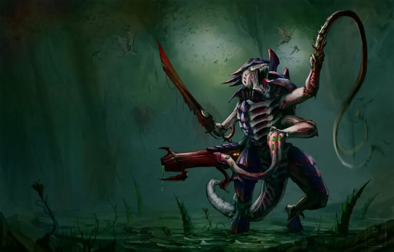 Tyranid Warrior by N-Tarou Art 