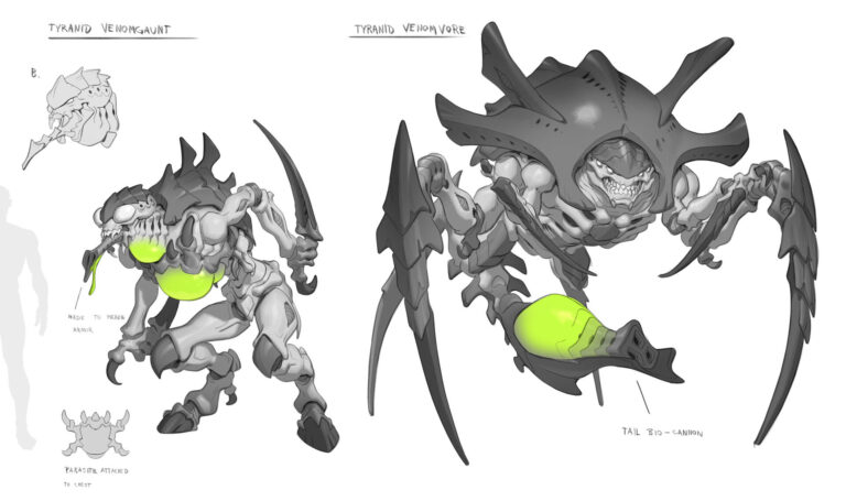 Venomgaunt and Venomvore by Rok Kleva Ivančić 
