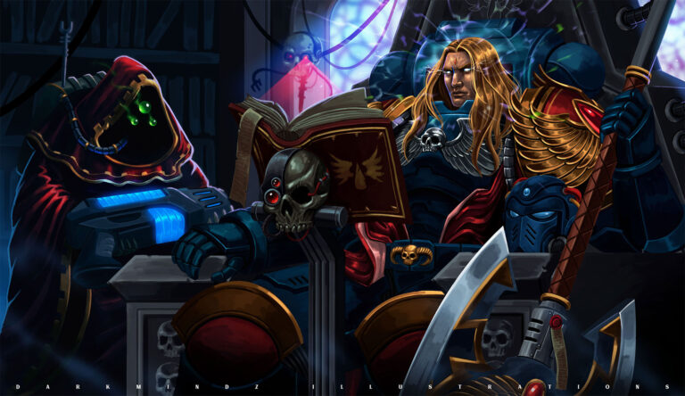 Blood Angels Librarian by Aldrin Ajes 