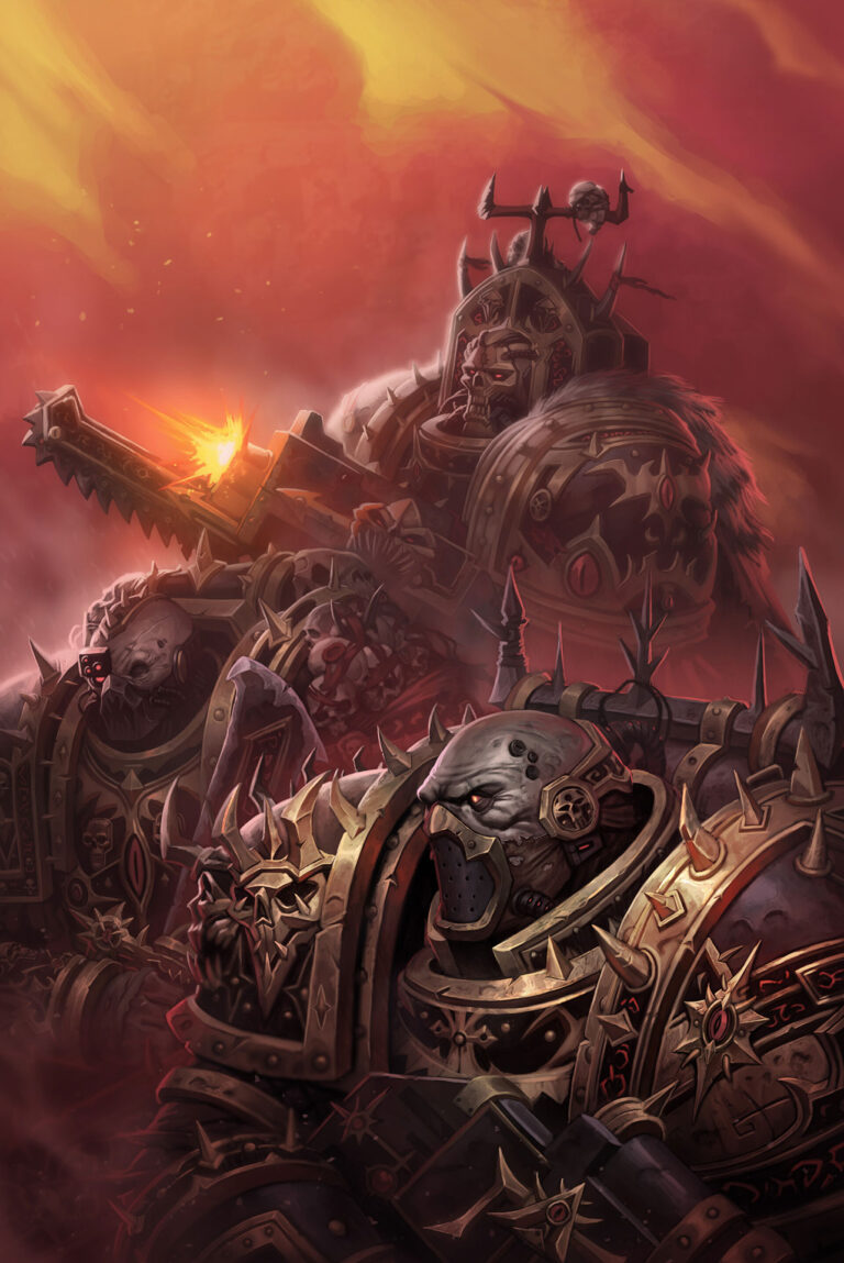 Chaos Marines by Aleksa Stajsic 
