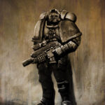 Chaos Space Marine by Fredrik Eriksson (FredrikEriksson1 | fredrikerikssonart)
