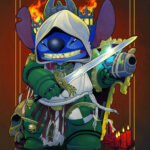 Dark Angels Stitch by Levi Cleeman (levi_cleeman_art | Saxon-Blake | levicleeman)