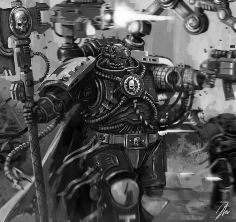 Deathwatch Techmarine by Alexandre Rosenthal 
