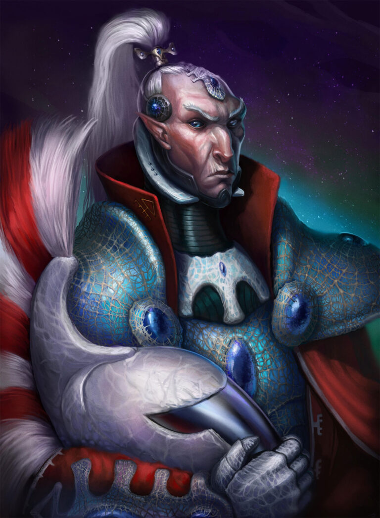 Eldar Farseer by Yaroslav Lotsmanov 