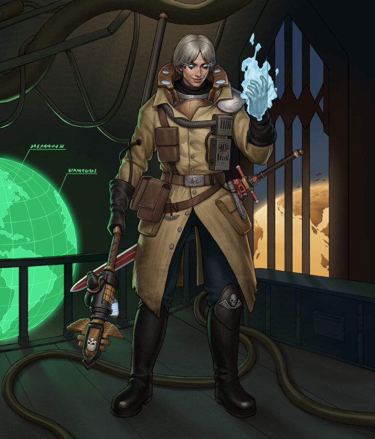Imperial Psyker by Yang Zheyy 