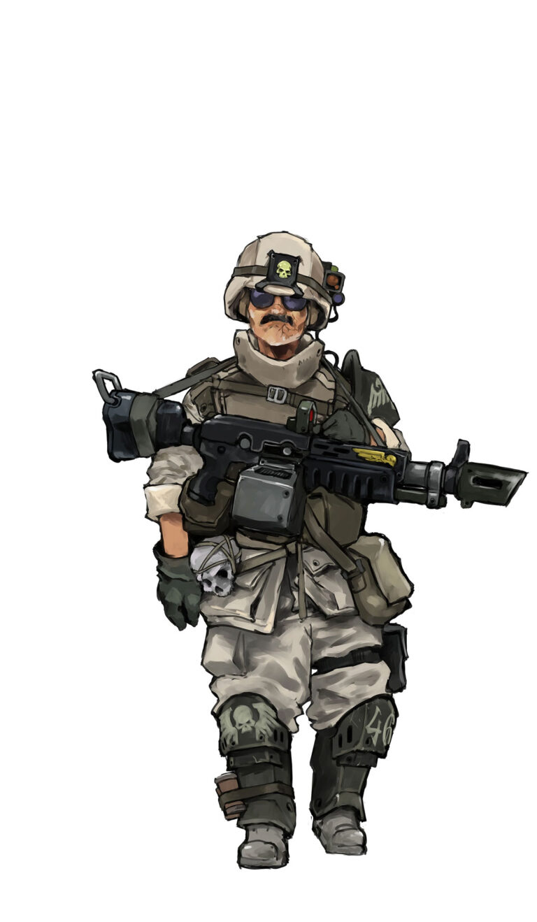 Iraq Guard by Nicolas de la Rosa 