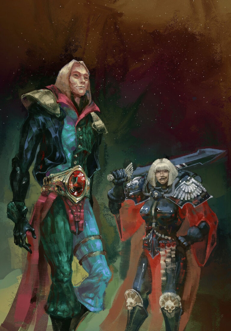 Kyganil and Ephrael Stern by barpsy-abaub 