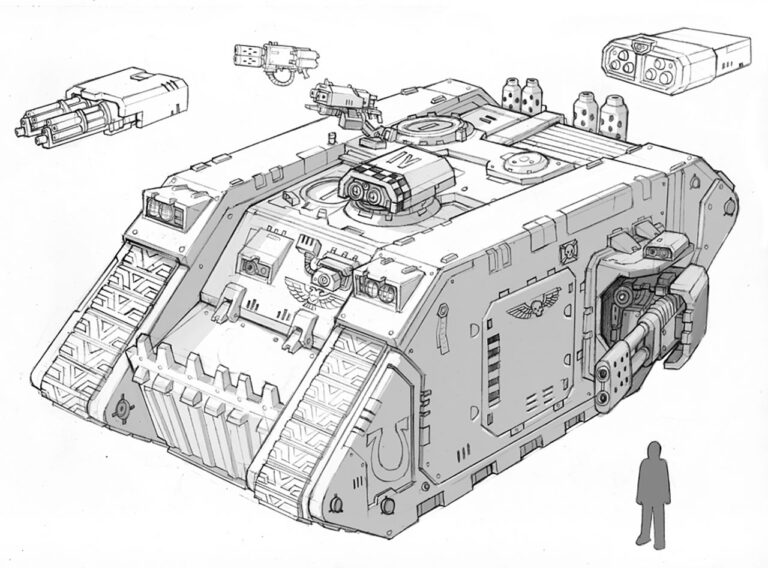 Land Raider by Lieqi Hun 