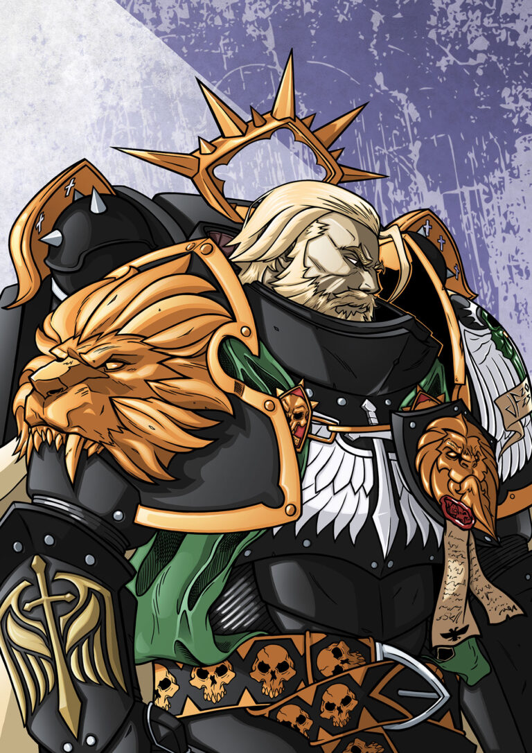 Lion El’Jonson by Giulio Fanfoni 