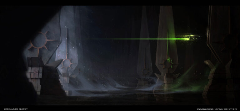 Necron Environment by Daniele Carbini 