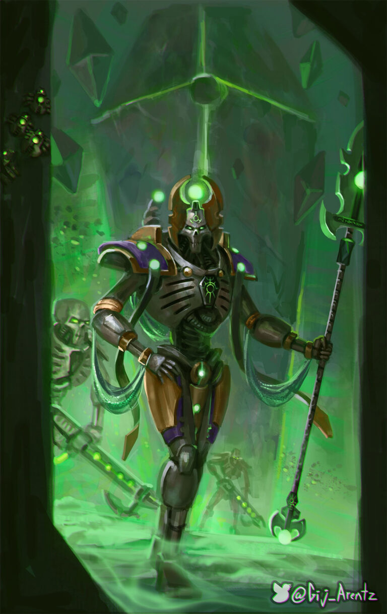 Necron Lord by Gij Arentz 