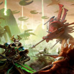 Necrons vs Aeldari by Anna Steinbauer (depingo | annasteinbauer)