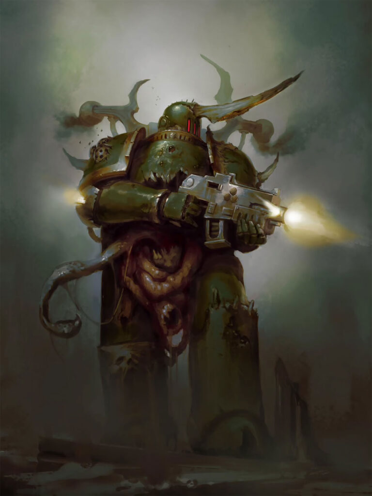 Plague Marine by Victor Kevruh 