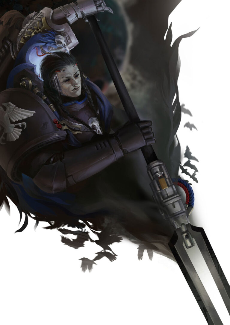 Raven Guard Librarian by Chris M 
