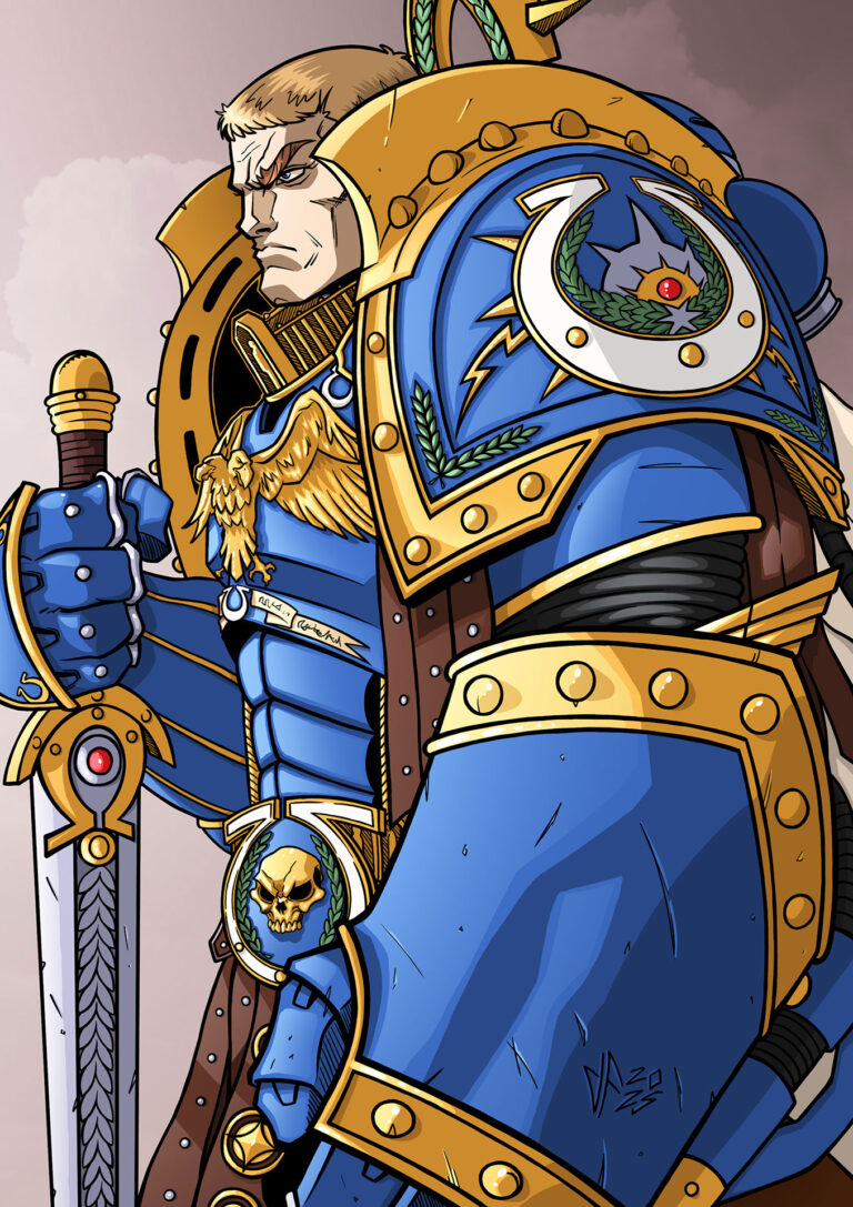 Roboute Guilliman by Giulio Fanfoni 