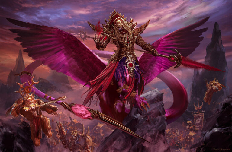 Sanguinius as Daemon Prince by Demoraes 