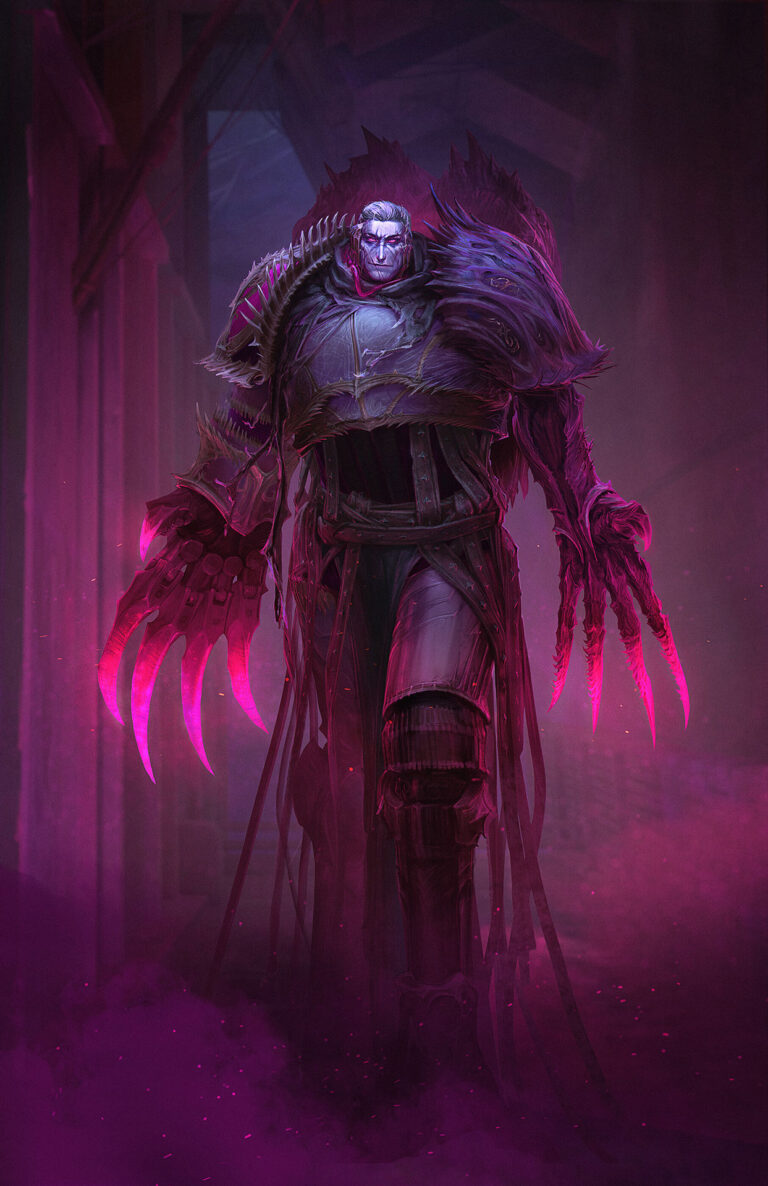 Slaaneshi Raptor by Anastasia Mardumova 