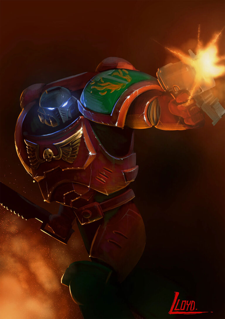 Space Marine by Lloyd Duncan 