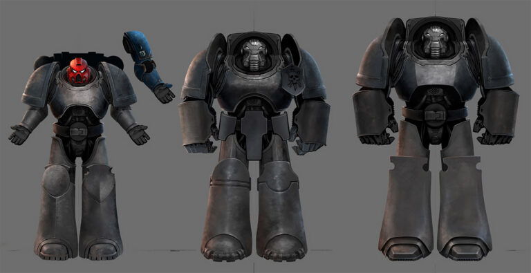 Space Marine Terminator by Ted Beargeon 