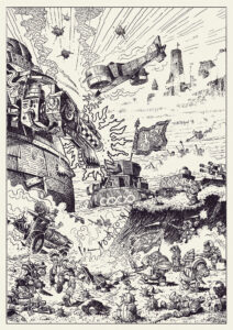 Squats vs Orks by Brendon Ward