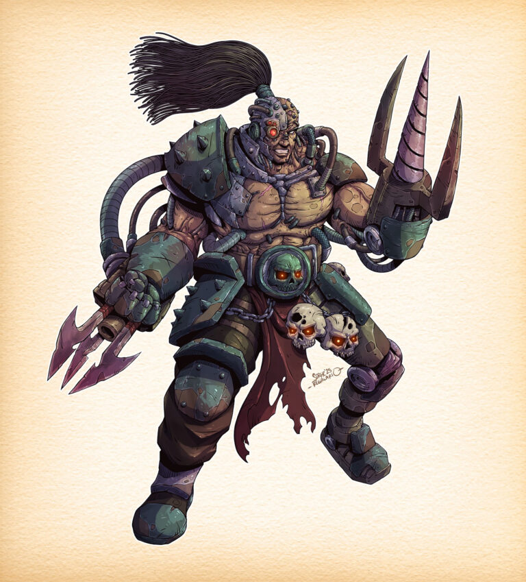 Techno-barbarian by Christopher Regalario 