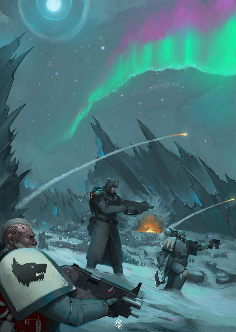 Valhallan and Wolves by Marat Tazhitdinov 