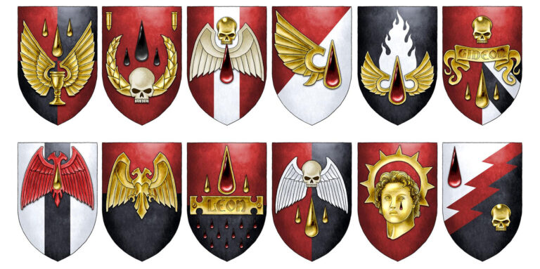 Blood Angels Heraldry by Neil Hodgson