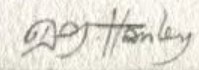 Des Hanley  Signature