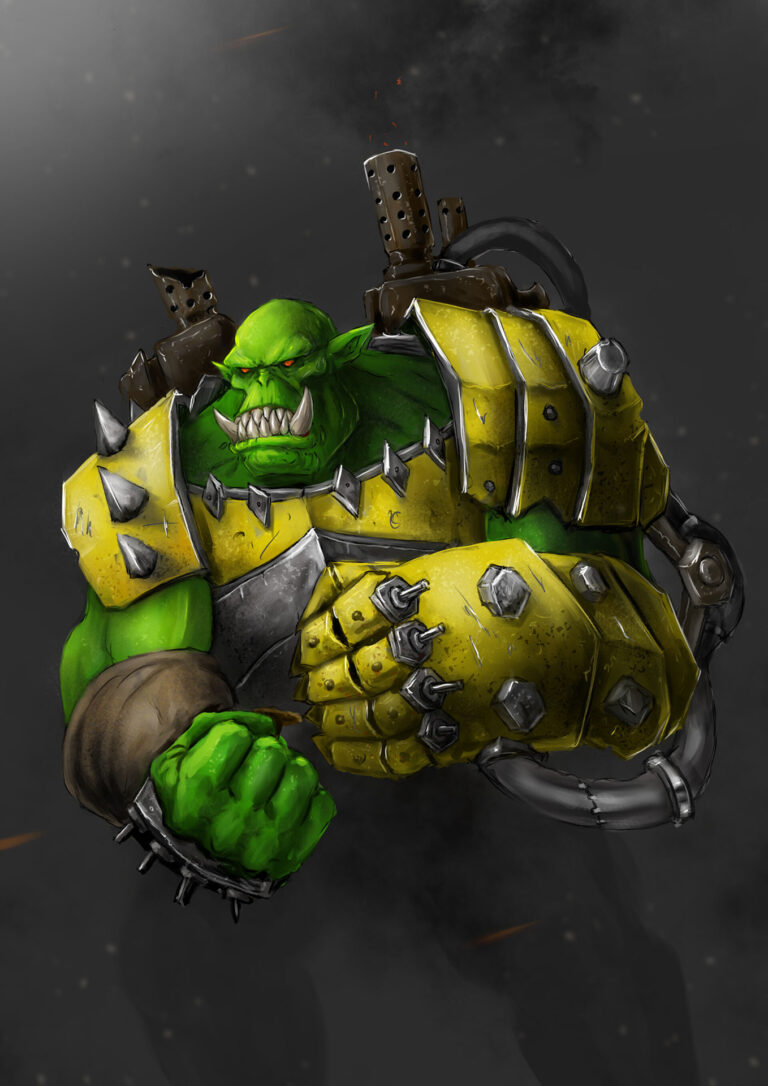 Ork by Anatoly Bezver 