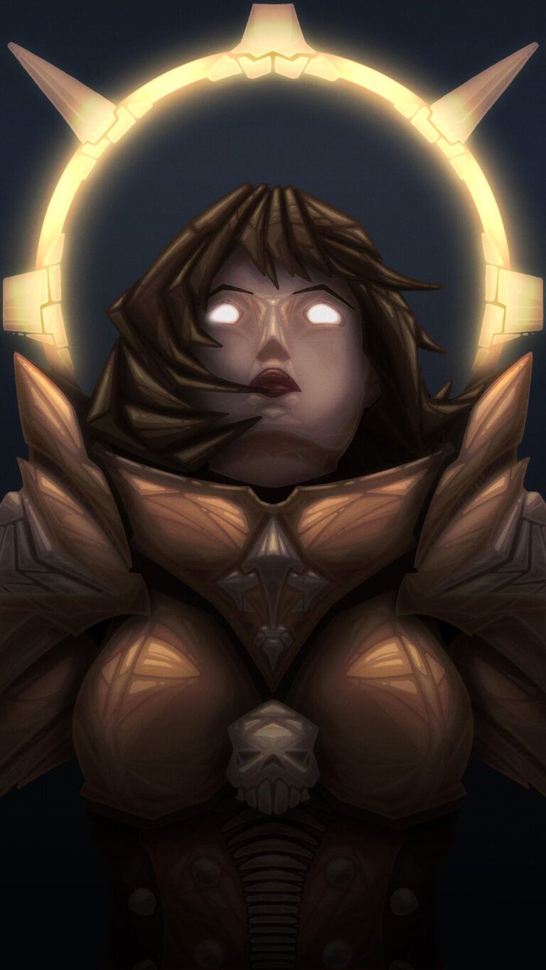 Saint Celestine by Johann Pazmino 