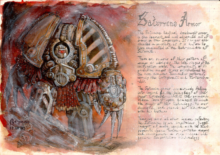 Saturnine Iron Warrior by Théo MORET 