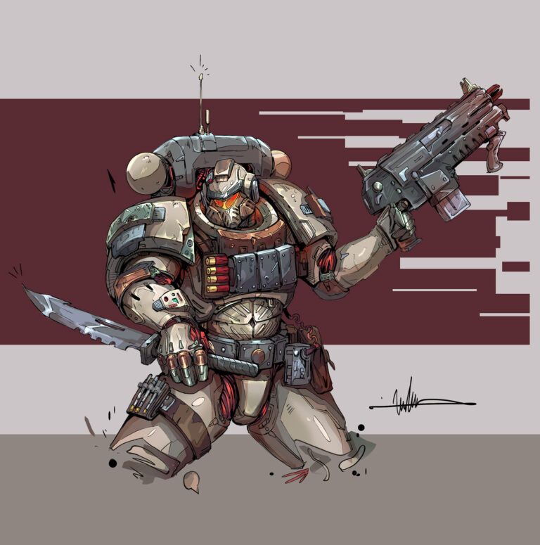 Space Marine by Albert Sargsyan 