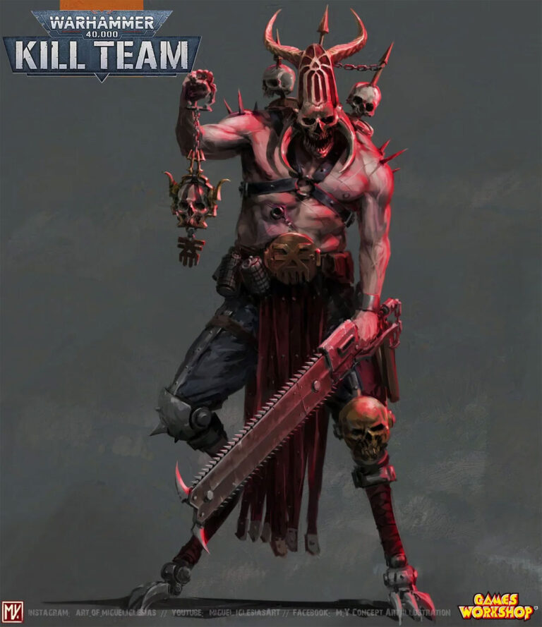 Khorne Cultist by Miguel Iglesias 