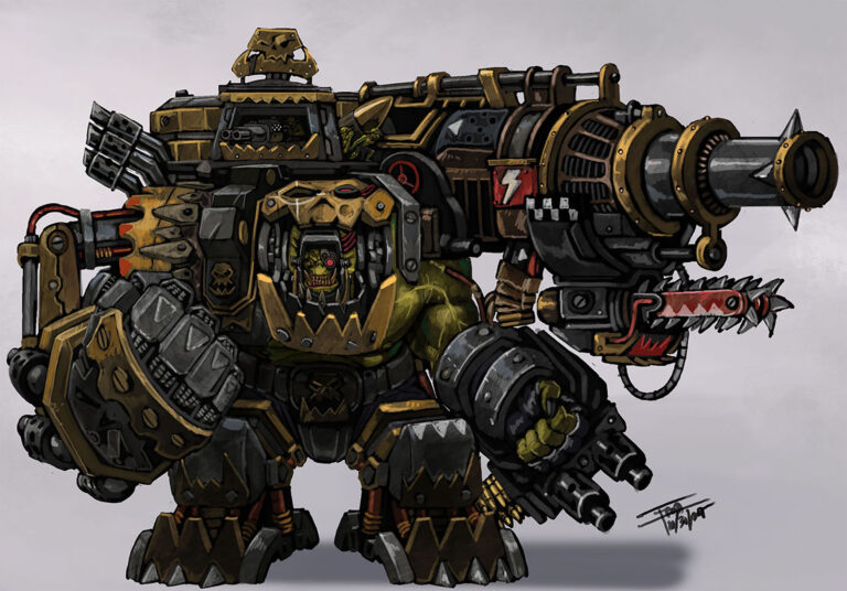 Mega Armoured Mekboss Broznog by Frost Llamzon 