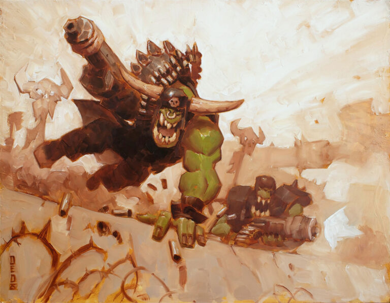 Ork Boyz by Edward Delandre 
