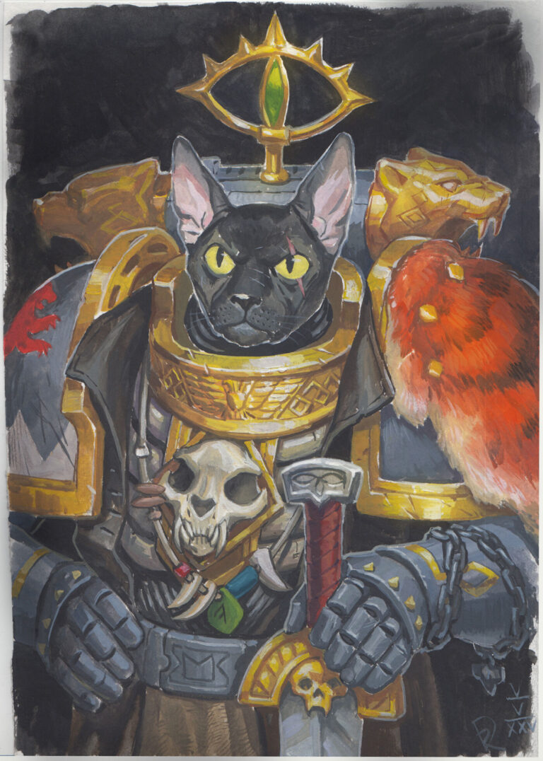 Space Cats Legion by Darya Rudakova 