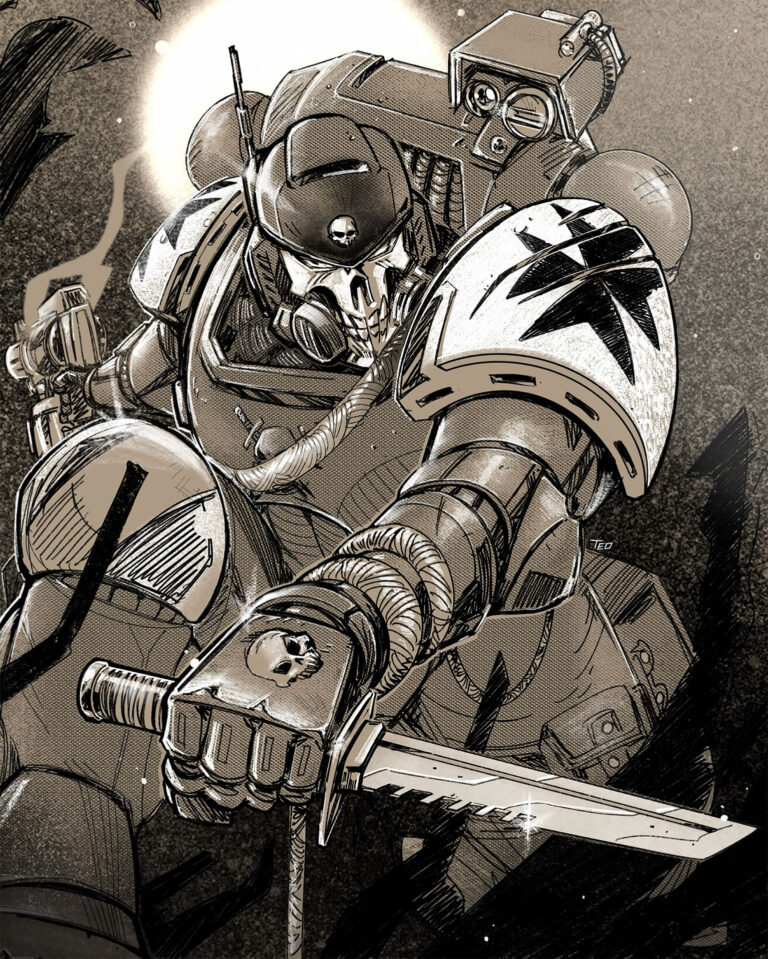 Vanguard Space Marine by Matteo Aversano 