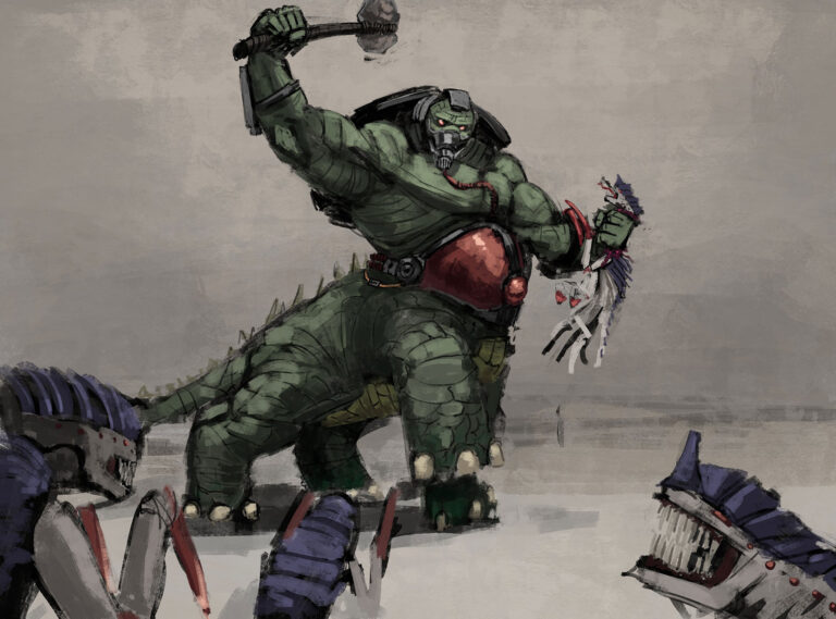 Zoat vs Tyranids by Mister Nester Zoat vs Tyranids by Mister Nester